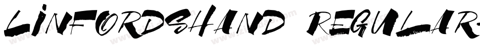 LinfordsHand Regular字体转换